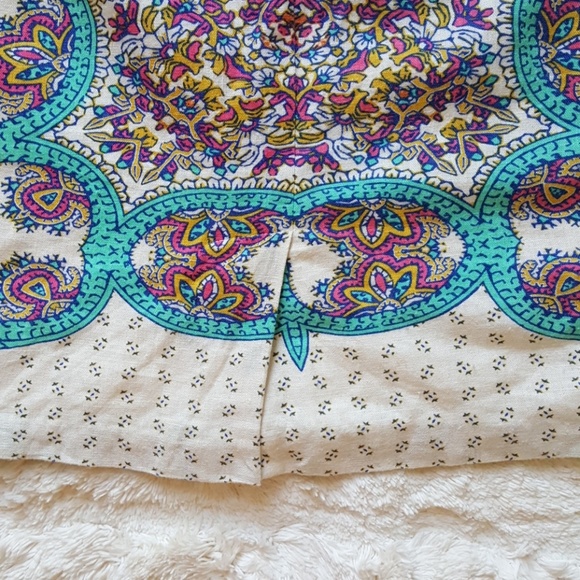 Anthropologie Maeve colorful patterned skirt - Picture 4 of 4